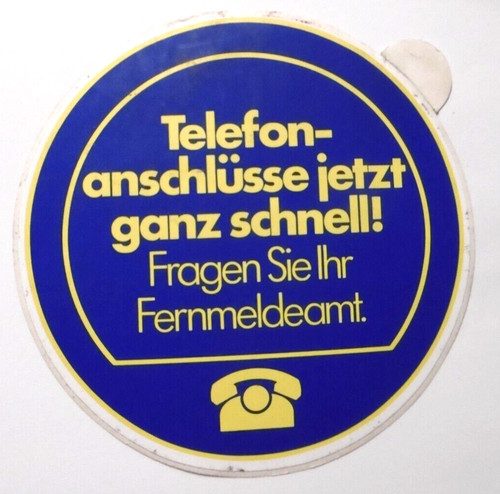 Werbe-Aufkleber