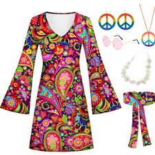 Hippie Kleidung Damen 5-teilig