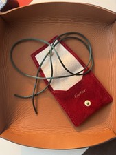 Authentic Cartier dark green Silk Cord Rope Replacement Love Trinity Bracelet