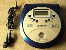MEDION Discman portable tragbar CD- / MP3 Player PRO2 Kopfhörer vintage TOP!