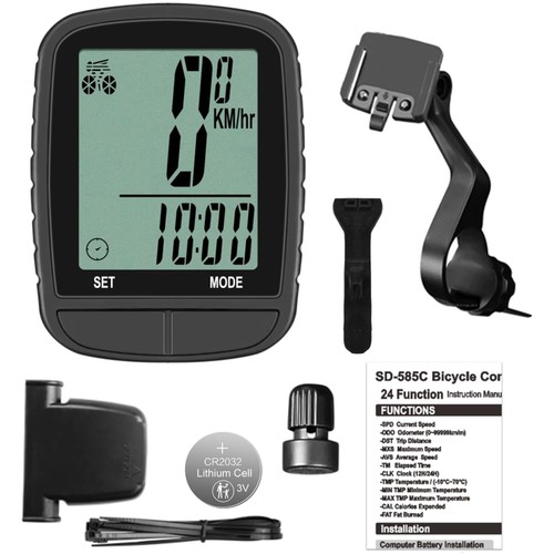 Kabelloser fahrradcomputer mit - kabelloser,