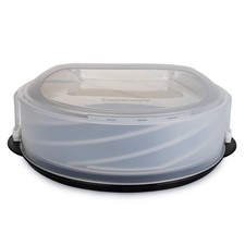 Tupperware Tortentwist Duplex Schwarz Transparent Kuchenform Tortenform Torte