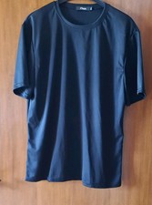 Männer Fitness Training Herren Sport Fit Gym Mesh T-Shirt Regular schwarz 2XL