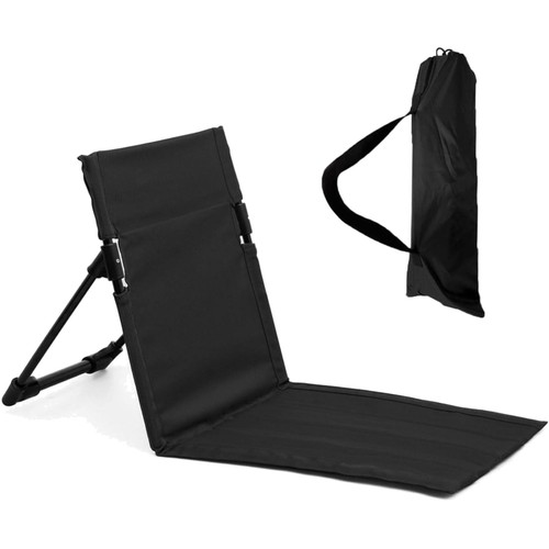 Strandliege klappbar schwarz - strandliege,