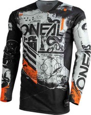 Oneal Mayhem  Jersey Scarz V.22  Cross Enduro MTB BMX DH Trikot sw. orange Gr. M