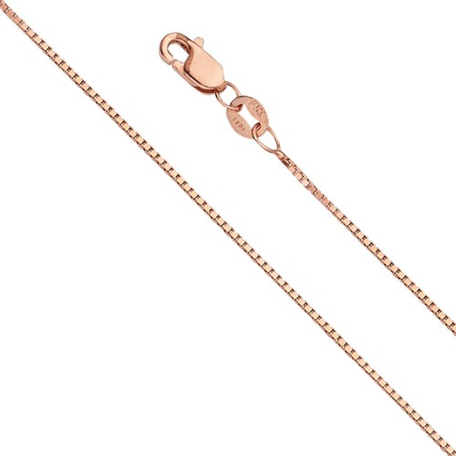 Echt 14k rotgold massiv mm - 0,8,