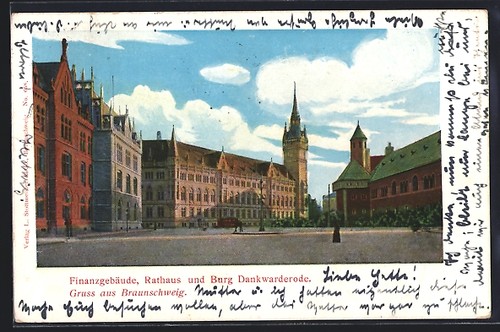 Ansichtskarte braunschweig - ansichtskarte,