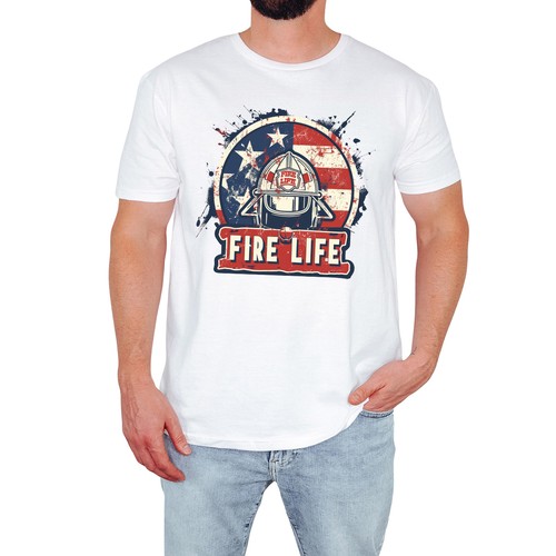 Feuerwehrhelm herren shirt - feuerwehrhelm, t-shirt
