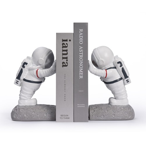 Astronaut buchstützen 2er - buchstützen, set