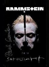 Paul Landers Rammstein Autogrammkarte Original Signiert  # BC 226505