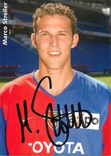 Marco Streller FC Basel Autogrammkarte Sturmer Schweizer Fussball