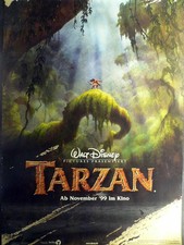 Tarzan - Teaser - Walt Disney - Tony Goldwyn - Filmposter A1 84x60cm gerollt