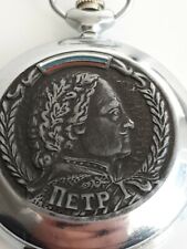 Sprungdeckel Mechanische Taschenuhr Herrenuhr Pocket Watch 