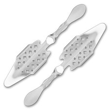 2x Absinth Löffel Losanges 41