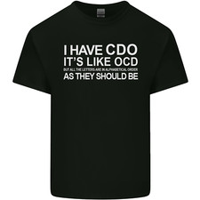I Have OCD lustiger Spruch Herren leichte Baumwolle T-Shirt