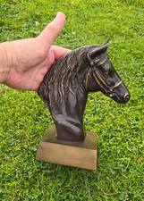 alter Bronze Pferdekopf, 1,7Kg