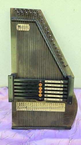 Antike akkordzither autoharp - akkordzither, /