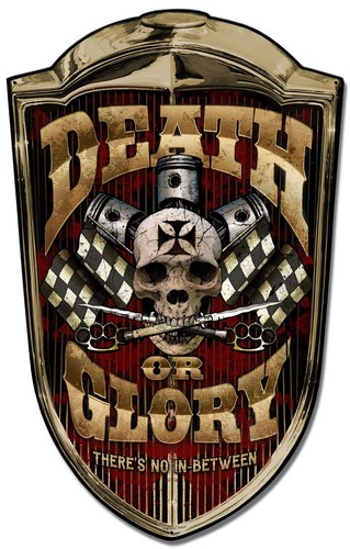 Blechschild grill sign - sign, death