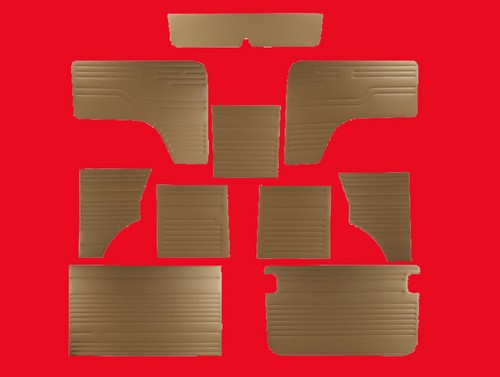 Satz 10teilig beige