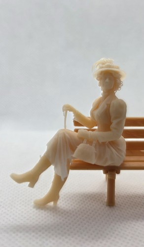 Modellfigur edel frau reisende - modellfigur,