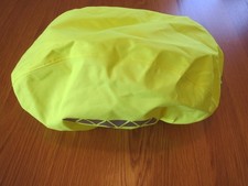Regenschutz Fahrradhelm Helmüberzug neongelb