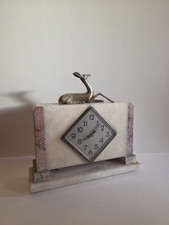 Artdeco Kaminuhr.Stein mit