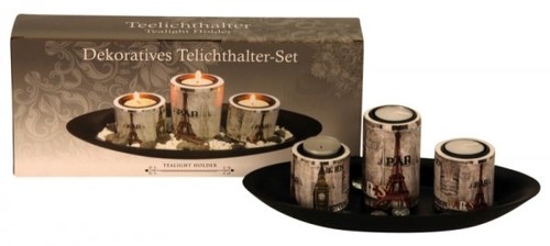 Tlg set tischdekoration - set,