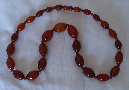 Alte art deco halskette cherry - deco,