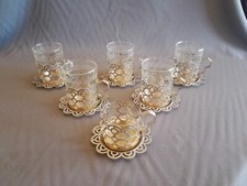 Teegläser 5x Glas mit