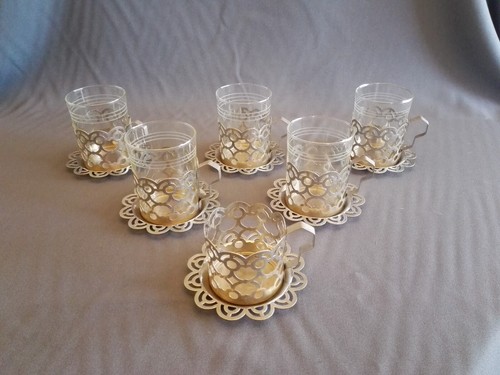 Teegläser glas mit - 5x,