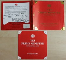 Zubehör für das Computerspiel Yes Prime Minister C64