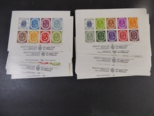 Bund Posthornserie, 100x als Faksimile Drucke in Blockform ex Sieger, DEKORATIV!