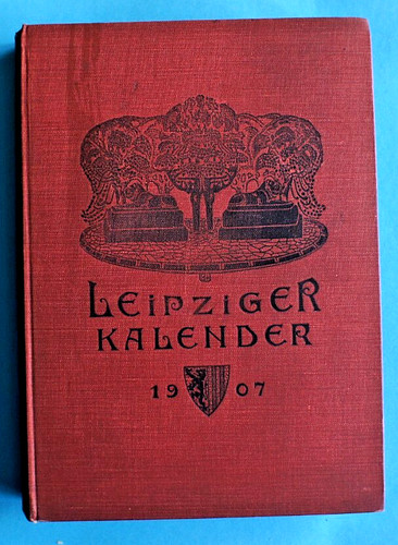 Leipziger kalender 1907 - kalender, 1907-