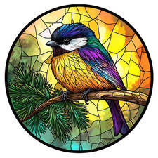 Xxl 30x30 car sticker bird - 30x30,