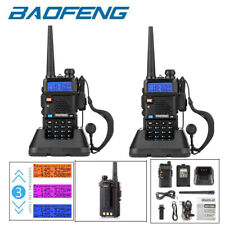 2tlg Baofeng UV-5R Walkie-Talkie (VHF & UHF) 5 WATT Handheld Hand-Funkgerät Set.