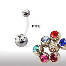 PTFE-Stab Bauchnabel Piercing
