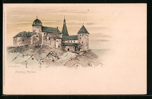 Mylau schloss unter - mylau,,