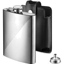 Edelstahl Flachmann 227ml mit