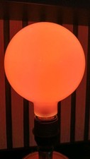 Ormalight GLOBE Glühlampe  Rose / Pink , 125 mm , E 27  , 40 Watt