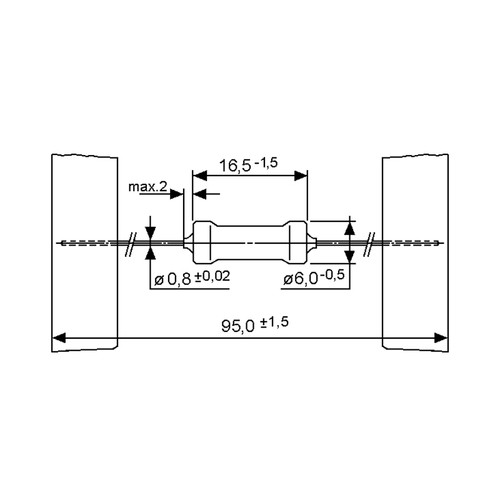 Metalloxid widerstand ohm - 33,