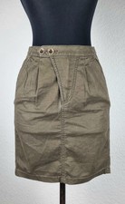 ESPRIT Cordrock Feincord Rock Gr.34 oivgrün stretch casual knielang Frühling Top