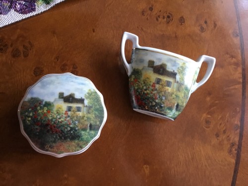 Goebel deckeldose und vase - deckeldose,