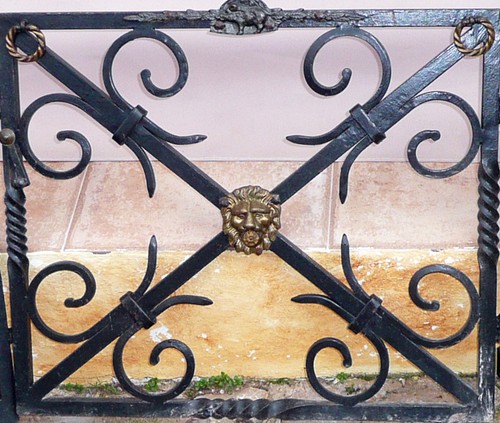 Schmiedeeisen tor tür - schmiedeeisen, ofen