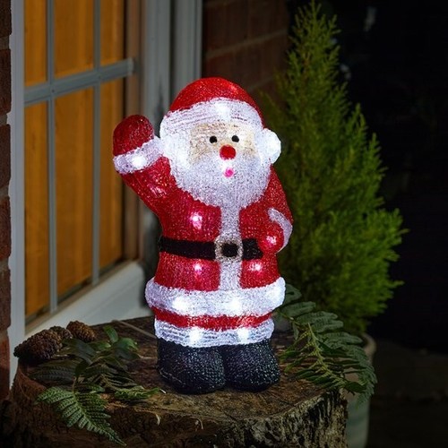Inlit weihnachtsmann dekofigur - inlit,