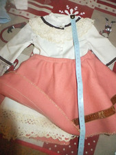 Sammler Antik Puppen Kleider 3