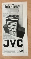ORIG REKLAME WERBUNG  1977 JVC HiFi Turm Plattenspieler Tuner Verstärker Boxen