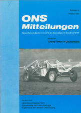 ONS Mitteilungen Nr. 10 Oktober 1980