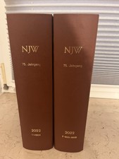 NJW 2022, 75.Jahrgang 2022, 1. Und 2. Halbband, Neue Juristische Wochenschrift