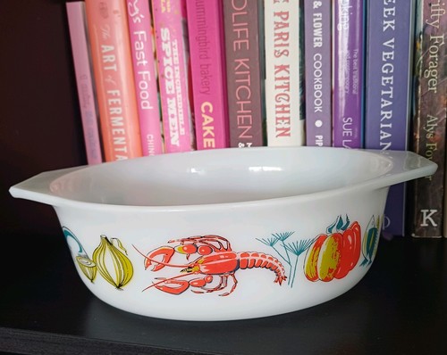 Vintage pyrex milchglas hummer - vintage,