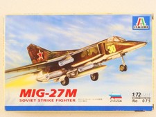 Italeri 075 MiG 27M 27D Military Fighter Jet 1:72 Unbuilt Mint! OVP 1705-24-77